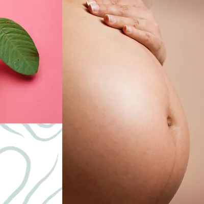 hand holding fruit, pregnant belly, mother and daughter playing, plants